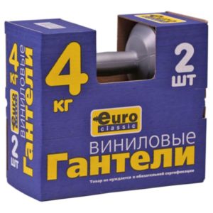 Гантели виниловые 4 кг х 2шт