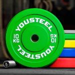 Диск каучуковый цветной d-51мм YOUSTEEL, 10 кг